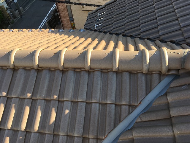 状態確認を実施した棟瓦
